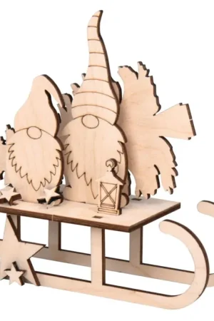 Déco à emboîter « Luge des lutins » Bon Marché
