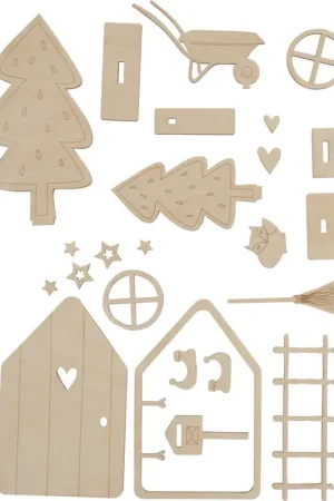 Set créatif en bois « Porte de lutin Tomte » Usine Directe