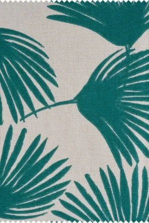 Populaire Tissu demi-natté au mètre « Feuilles de palmier »
