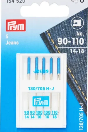 Aiguilles pour machines à coudre 130/705 « Jeans » 90-110Prym Soldes