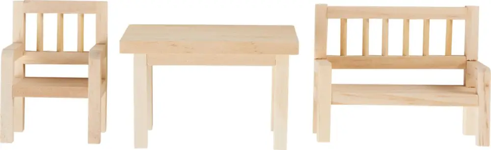 Affaire À Saisir Set lutin « Table, banc & chaise »