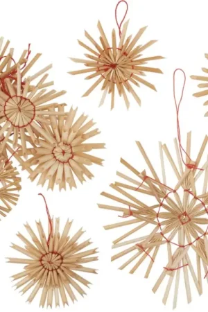 Expédition Rapide Étoiles en paille « Assortiment II » ,6-12 cm, 14 pc.