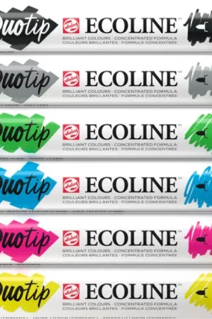 Produit De Marque Feutres Duotip Talens Ecoline « Set de base »