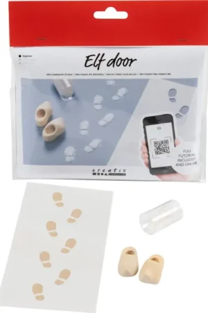 Mini-kit créatif porte de lutin « Empreintes de pas » Offre Limitée
