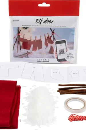 Mini-kit créatif porte de lutin « Linge » Haute Qualité