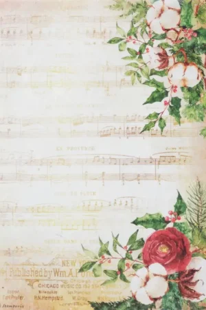 Soie de paille à motifs « Winter Symphony » Paiement Sécurisé