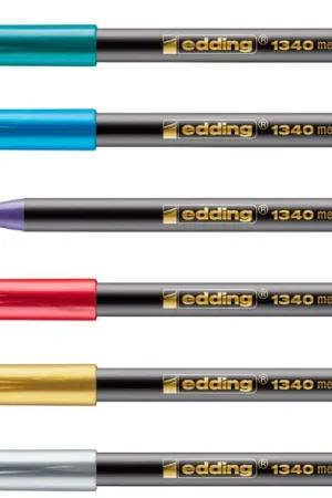Feutres pinceaux edding 1340« Métallisé », set de 6 Marque