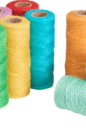 Bobines de cordelette de chanvre VBS "Assortiment multicolore" Promotion Saisonnière