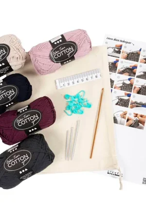 Coffret d'initiation au crochet « Torchons » Offre Limitée