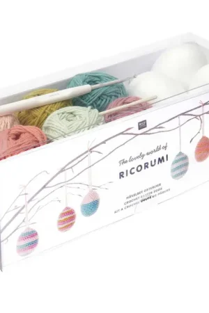 Kit de crochet Rico Design Ricorumi « Œufs de Pâques Earthy » Super Prix