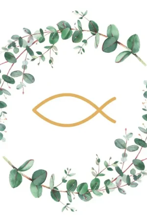 Certifié Serviette « Branche de communion »