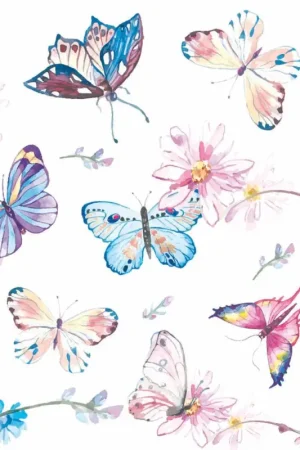 Serviette « Colorful Butterflies » Offre Du Jour
