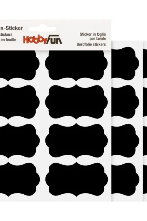 Réduction Stickers ardoise « Rectangle – bords courbes »