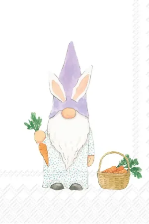 Serviette « Nain de jardin » Nouvelle Collection