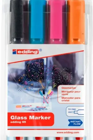 Set de marqueurs pour verre edding 95 Paiement Sécurisé