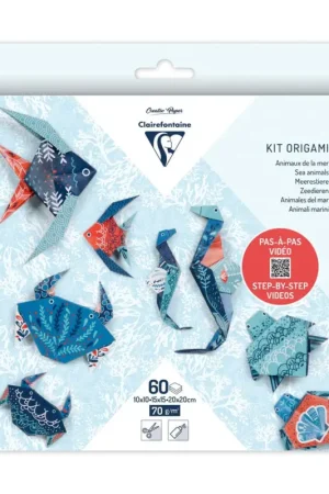 Kit origami « Animaux de la mer » Retour Gratuit