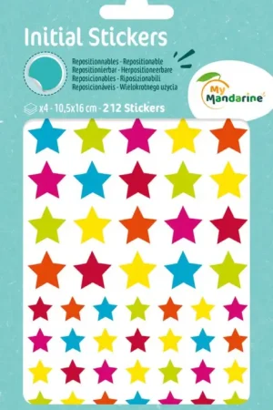 Paiement Sécurisé Stickers « Etoiles multicolores »