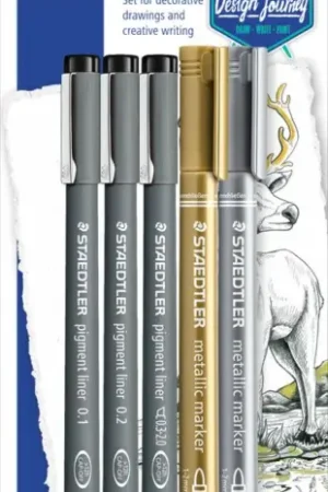 Jusqu'à Épuisement Des Stocks Pigment Liner & Metallic Marker STAEDTLER