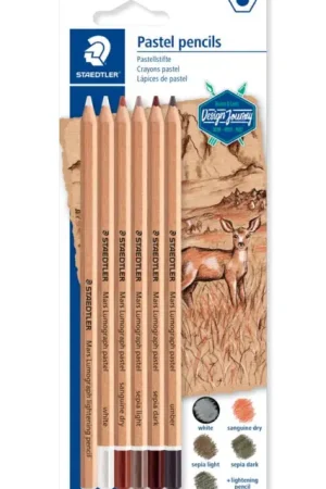 Affaire À Saisir Crayons pastel STAEDTLER Lumograph pastel