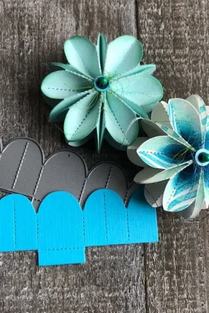 Gabarit de découpe pour fleurs à plier « S » Meilleure Vente