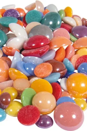 Galets de mosaïque en verre « Diamond », assortiment multicolore, env. 180 g Bon Marché