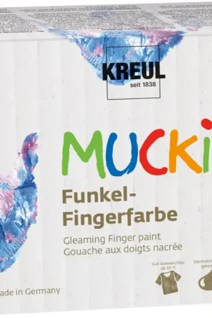 Peinture au doigt nacrée MUCKI, set de 6 Offre Limitée