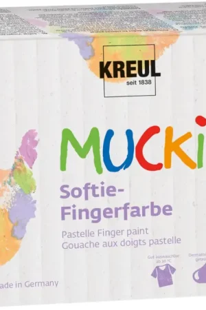 Livraison Express Peinture au doigt Softie MUCKI, set de 6
