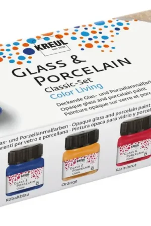 Coffret de peintures Glass & Porcelain Classic KREUL « Color Living » Achat Immédiat