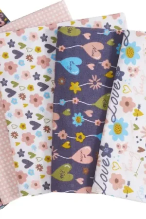Offre Du Jour Assortiment de tissus Patchy « Hearts & Flowers »