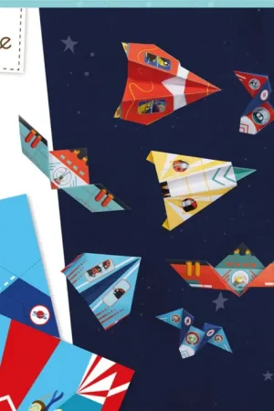 Boîte créative Avenue Mandarine « Origami – Avions et fusées » Promotion