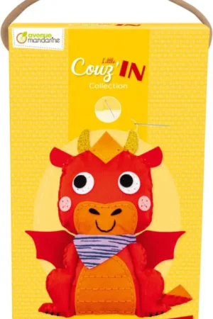 Kit de couture Avenue Mandarine « Little Couz'In – Aaron le dragon » Usine Directe