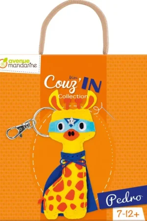 Nouveauté Kit de couture Avenue Mandarine « Mini Couz'In – Pedro la girafe »