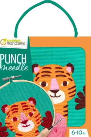 Offre Spéciale Kit punch needle Avenue Mandarine « Tigre »