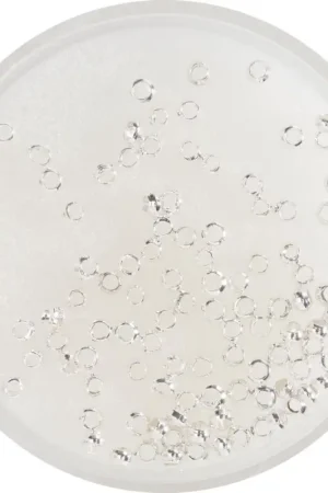 Achat Immédiat Perles à écraser, Argent, 2 mm