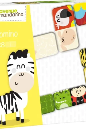 Expédition Rapide Jeu éducatif domino « Animaux et textures »