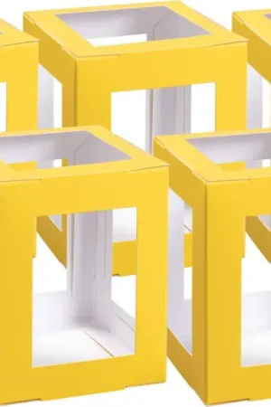 Expédié Aujourd'hui Découpes pour lanterne « Forme carrée », 5 pc.