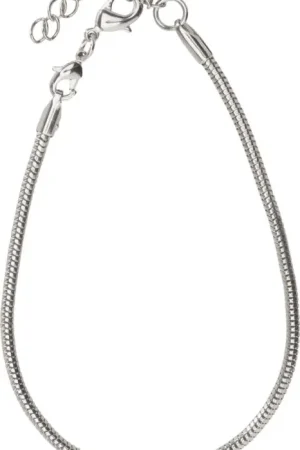Bracelet avec chaînette d'ajustement « Platine » Promotion Saisonnière