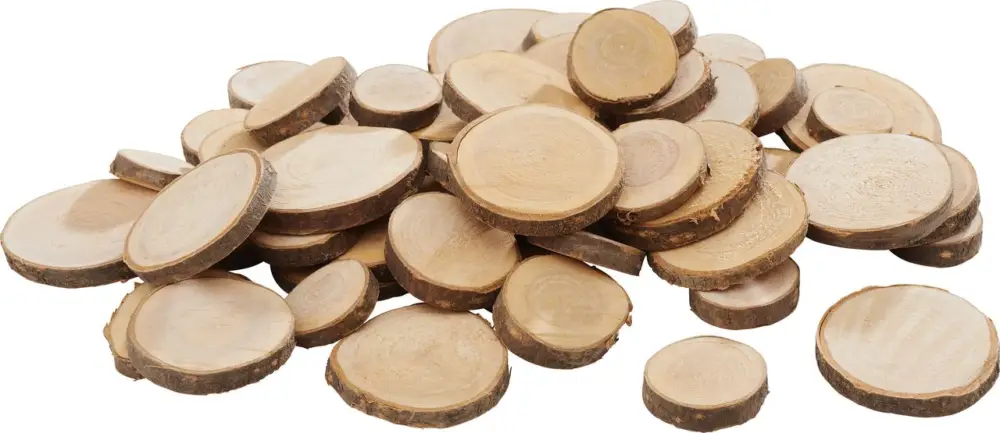 Assortiment de rondelles d'écorce VBS « Rond » Vente Flash