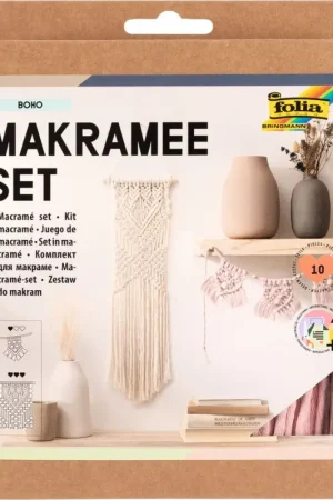 Populaire Kit macramé « Boho », 10 pc.