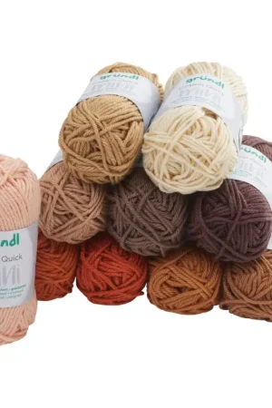 Expédition Rapide Fils Gründl Coton Quick minis « Shades of Brown »