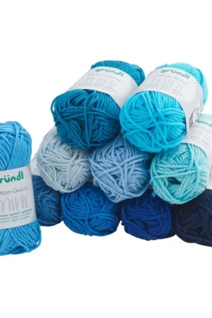 Remise Fils Gründl Coton Quick minis « Shades of Blue »