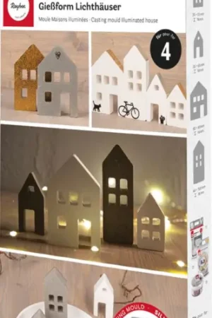 Commander Vite Moule en silicone « Maisons lumineuses »