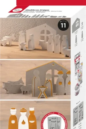Expédié Aujourd'hui Moules en silicone « Crèche »