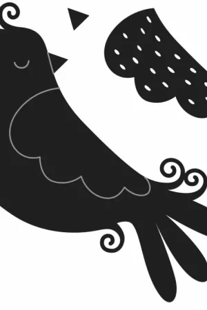 Dernier Modèle Gabarit d'estampe « Snow Bird »