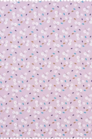 Tissu coton au mètre « Clara Violet » Meilleur Prix