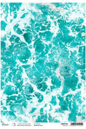Seulement Aujourd'hui Soie de paille à motifs « Aquaholic »