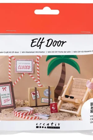 Bon Plan Mini-kit créatif porte de lutin « En vacances »