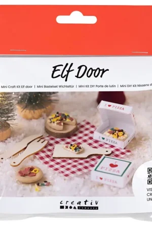 Paiement Sécurisé Mini-kit créatif porte de lutin « Pizza »