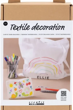 Kit créatif de décoration textile « Sacs » Dernière Chance