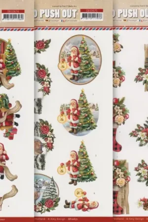 Set de motifs 3D pré-estampés « From Santa with love » Commande En Gros